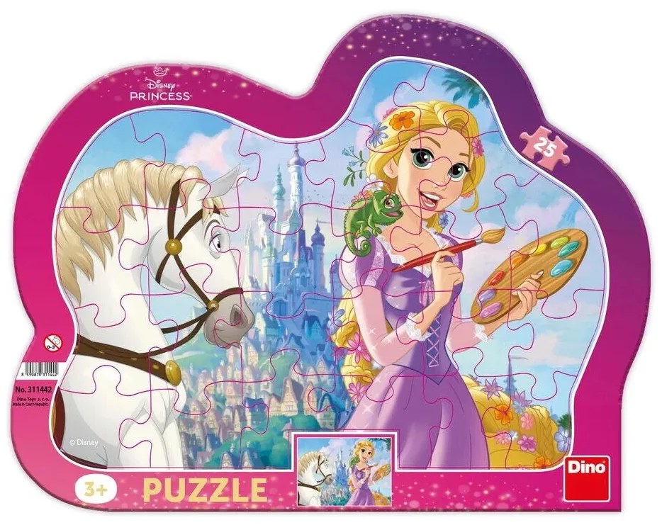 PUZZLE CU RAMA - RAPUNZEL (25 PIESE) - DINO (311442)