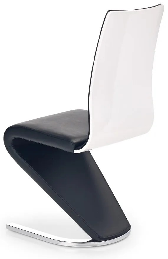 Scaun de bucaterie Medisen, negru/alb