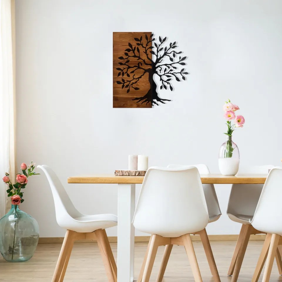 Accesoriu Decorativ de Perete Agac, Lemn