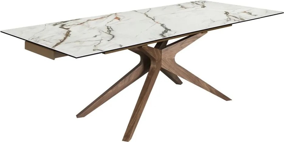 Masa extensibila deosebita design LUX Marble 160-240x100cm
