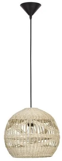 Lustra / Pendul modern design natural ratan MARLO D-30cm