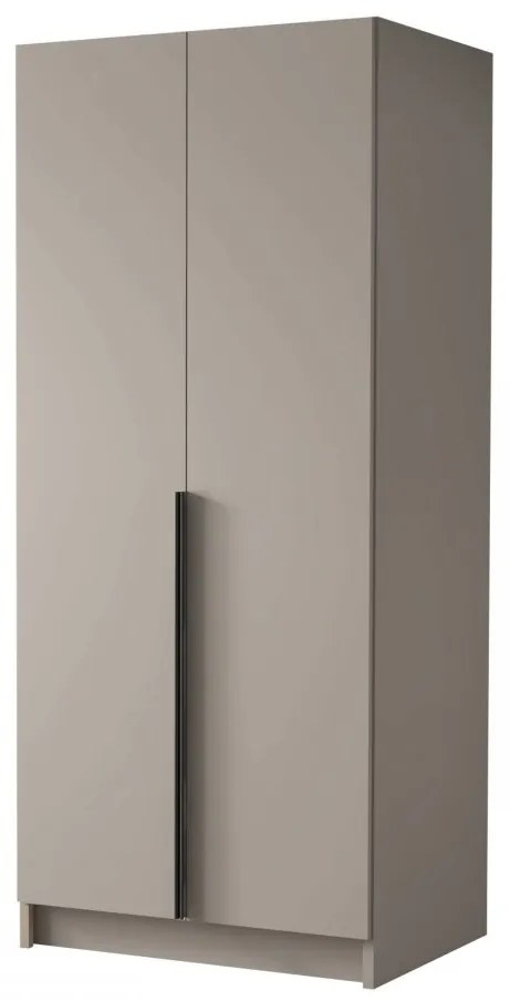 Dulap de haine Smagano I (Alb + Negru) . 1105796