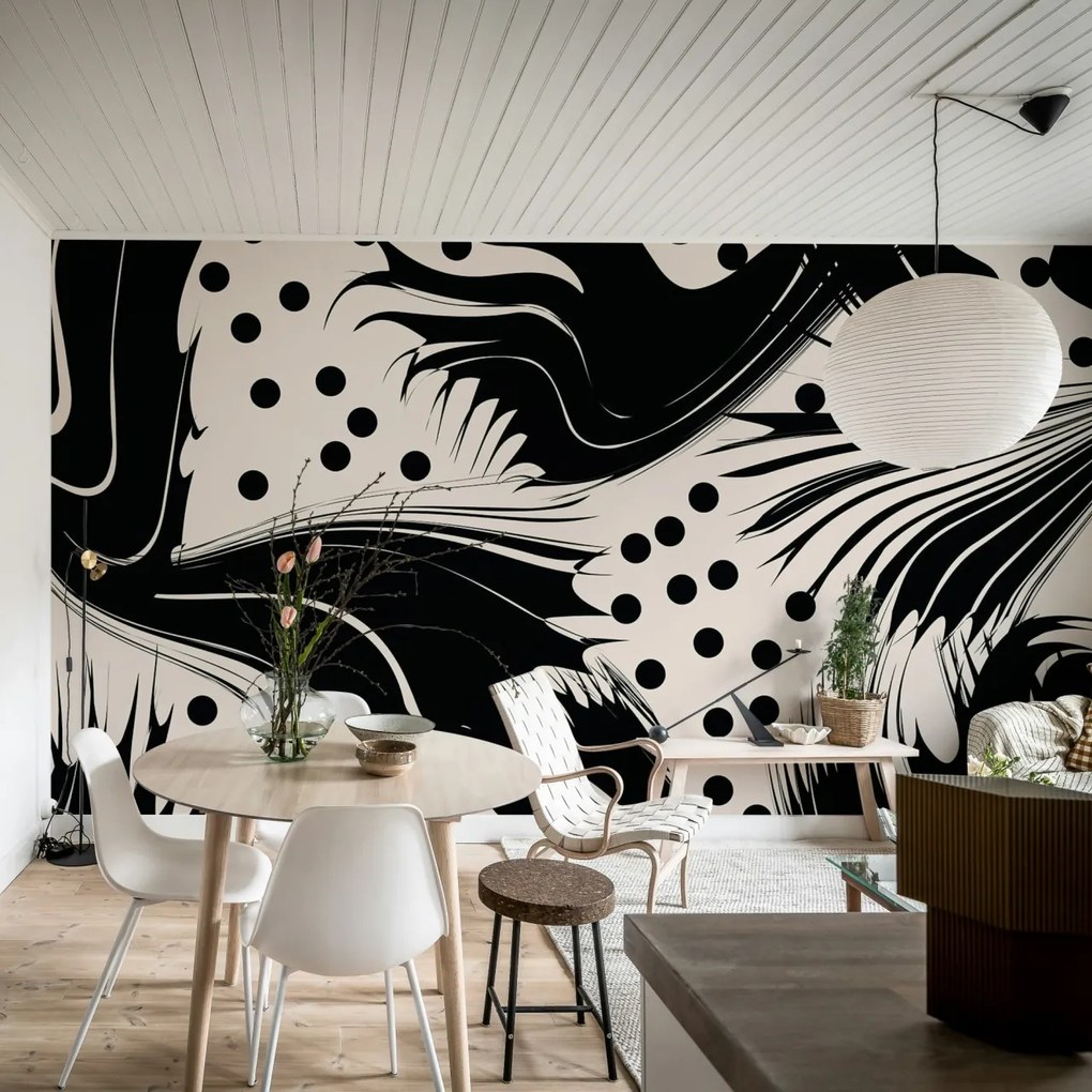 Fototapet, Modern Graphic, Graphite, Rebel Walls
