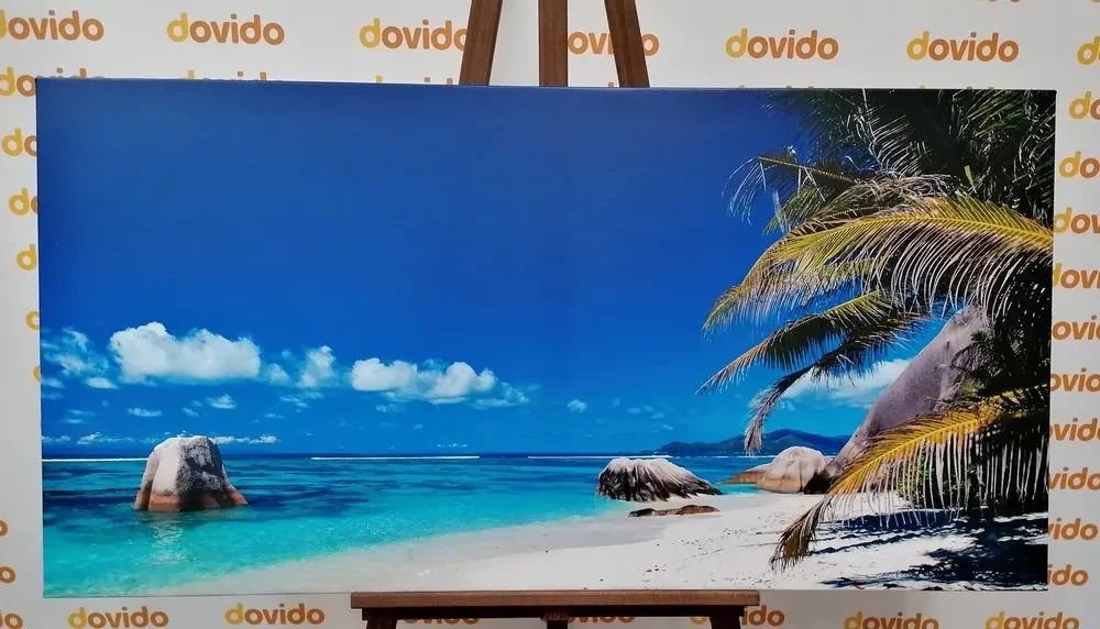Tablou plaja din Anse Source