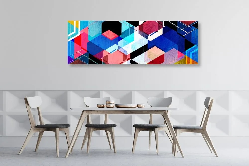 Tablou geometrie abstractă