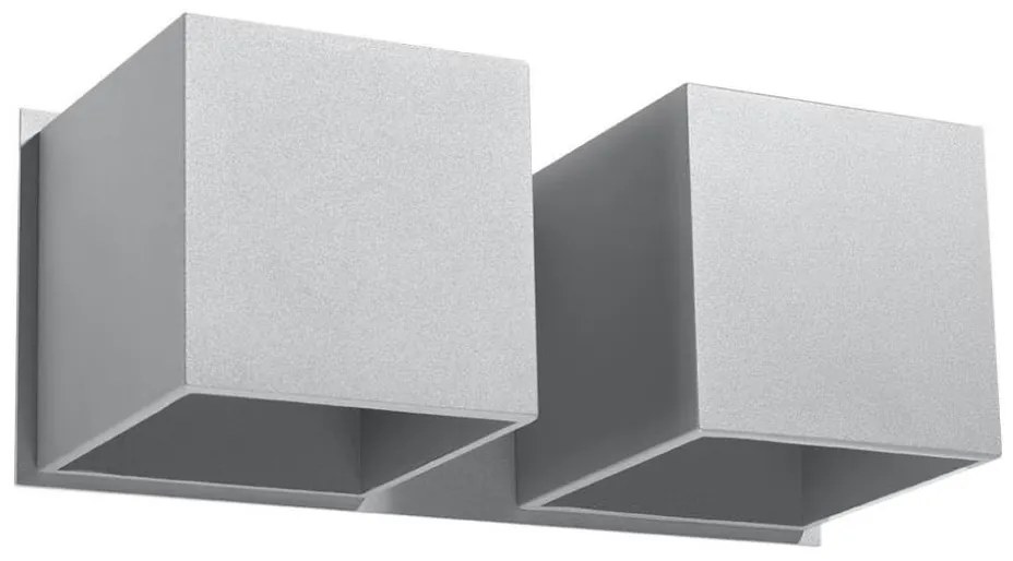 Sollux SL.0658 - Aplica de perete QUAD 2xG9/40W/230V gri
