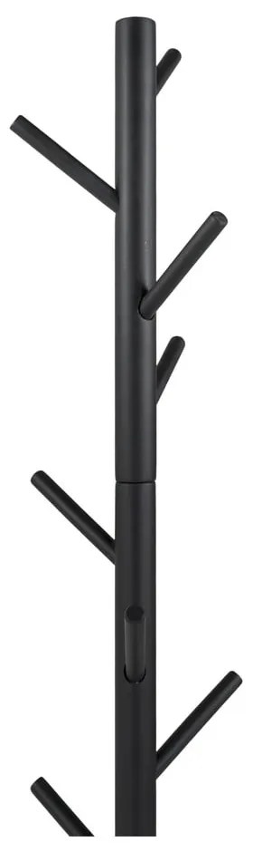 Cuier negru din lemn masiv de arbore de cauciuc Bro – Spinder Design