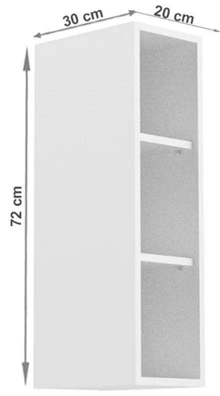 Zondo Dulap superior de bucătărie W200 Aurellia (alb). 1015740