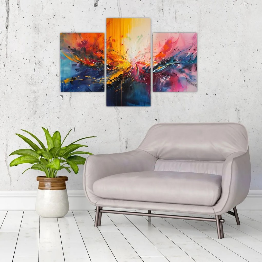 Tablou - Abstracție de culoare (90x60 cm)