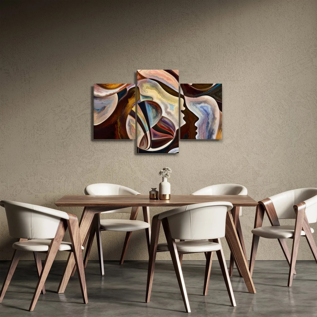 Tablou - Abstractizarea capetelor (90x60 cm)