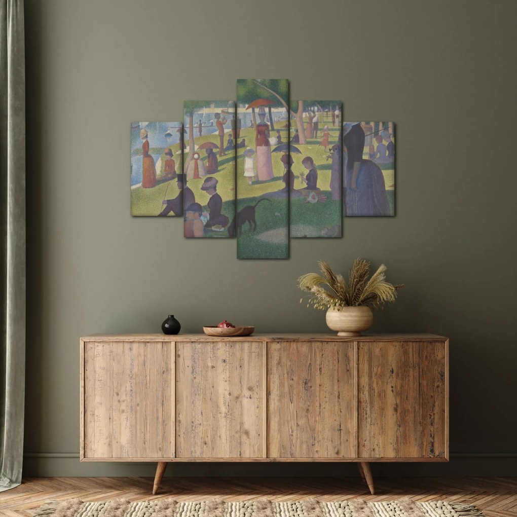 Tablou - Georges Seurat, A Sunday on La Grande Jatte, reproducere (150x105 cm)