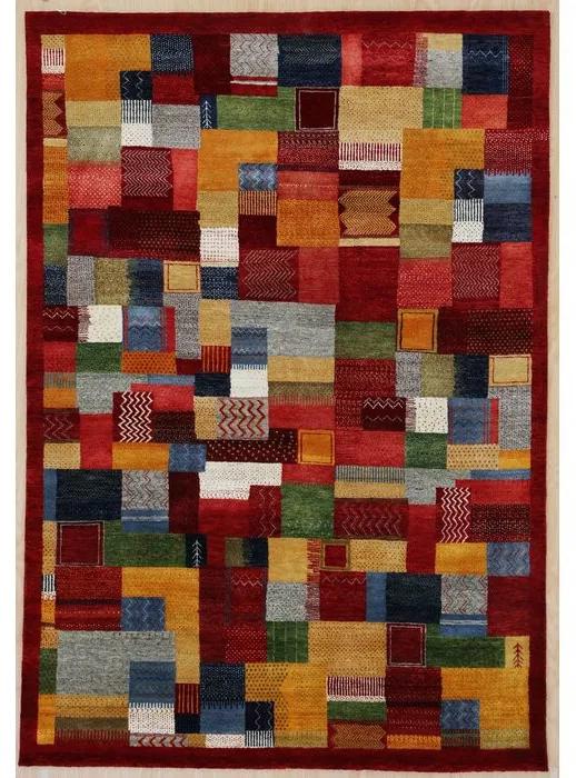Covor Chisdock Nomad, lana, rosu, 90 x 160 cm