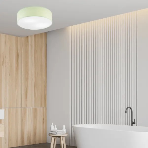 Plafonieră SIRJA PASTEL DOUBLE 4xE27/15W/230V d. 45 cm verde