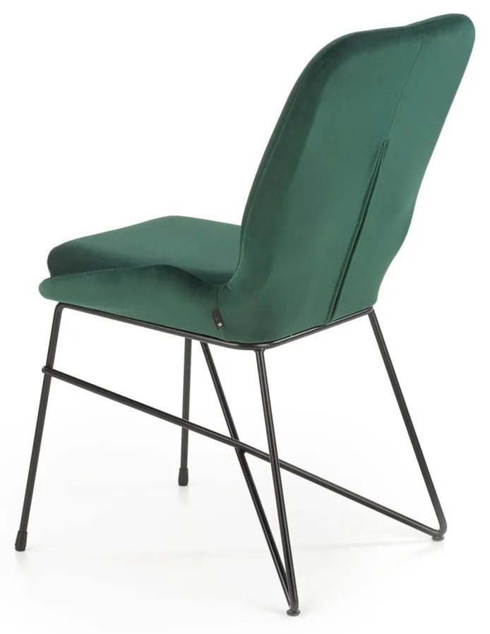 Scaun K454 catifea verde – H83 cm