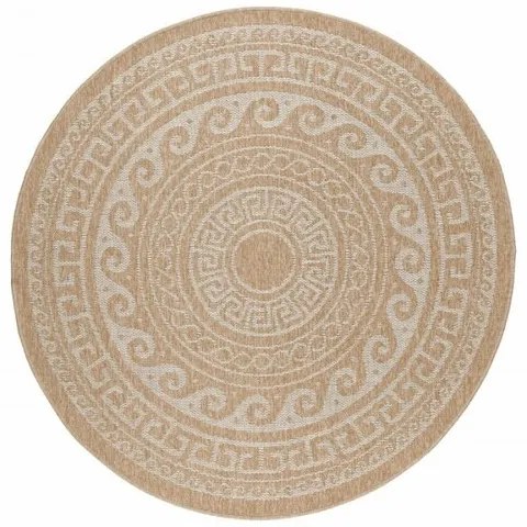 Covor Comilla 0887 beige, diametru 120 cm, diametru 120 cm