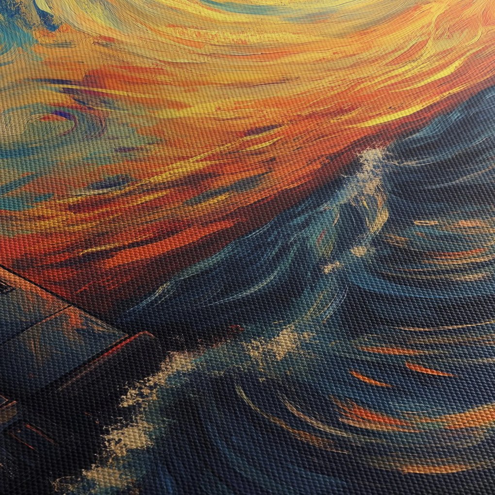 Tablou - Far în valuri (150x105 cm)