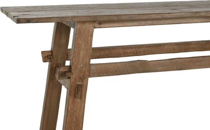 Consolă din lemn de teak reciclat, 140×40×75 cm, „Idomi"