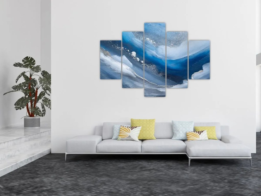 Tablou - Abstractizarea oceanului (150x105 cm)