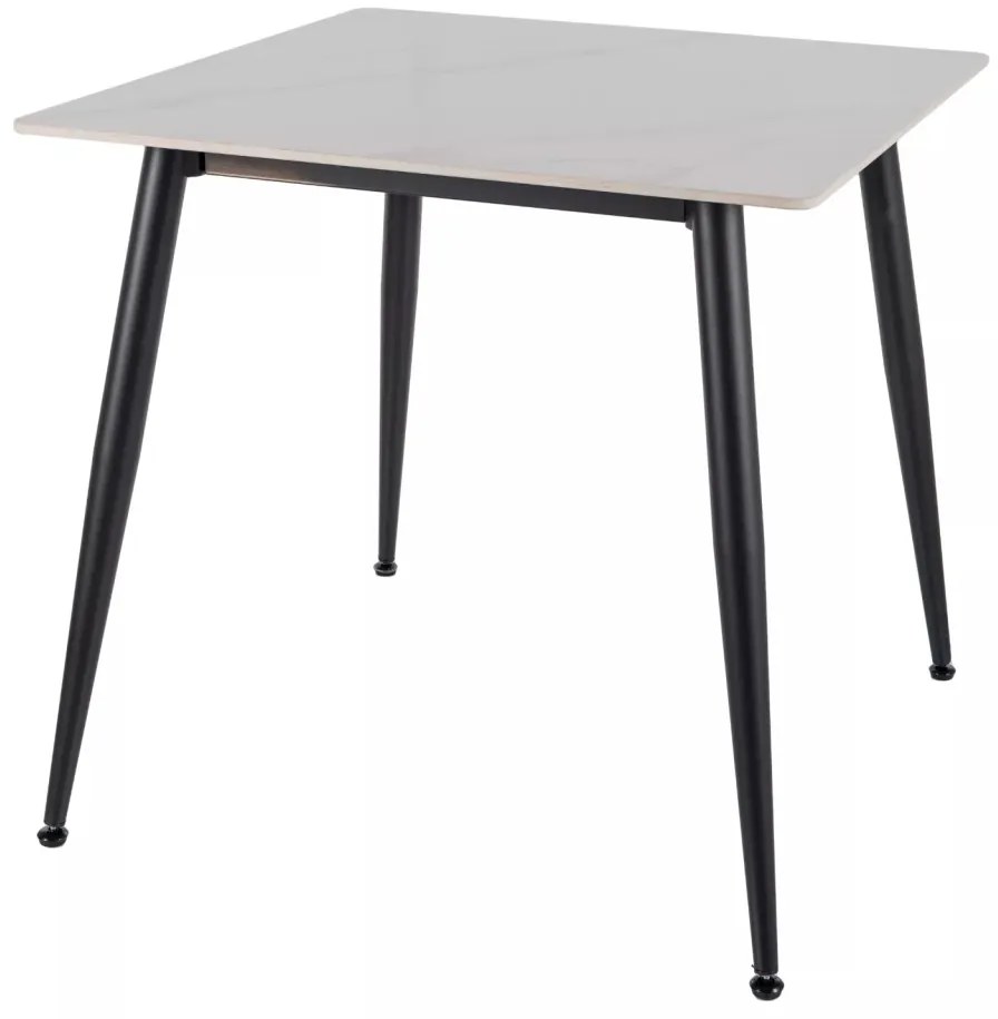 Masa Rion alb/negru L80xl80 cm