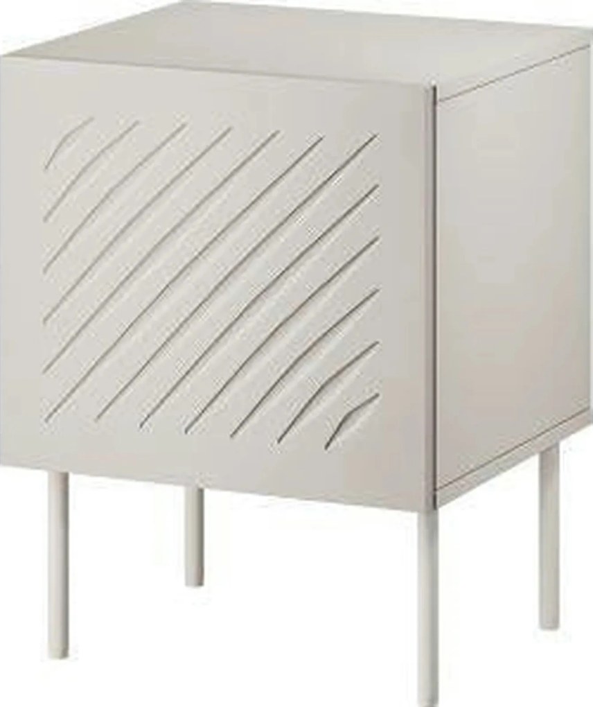 Noptiera SIENA, bej, PAL laminat, 45x40x59 cm