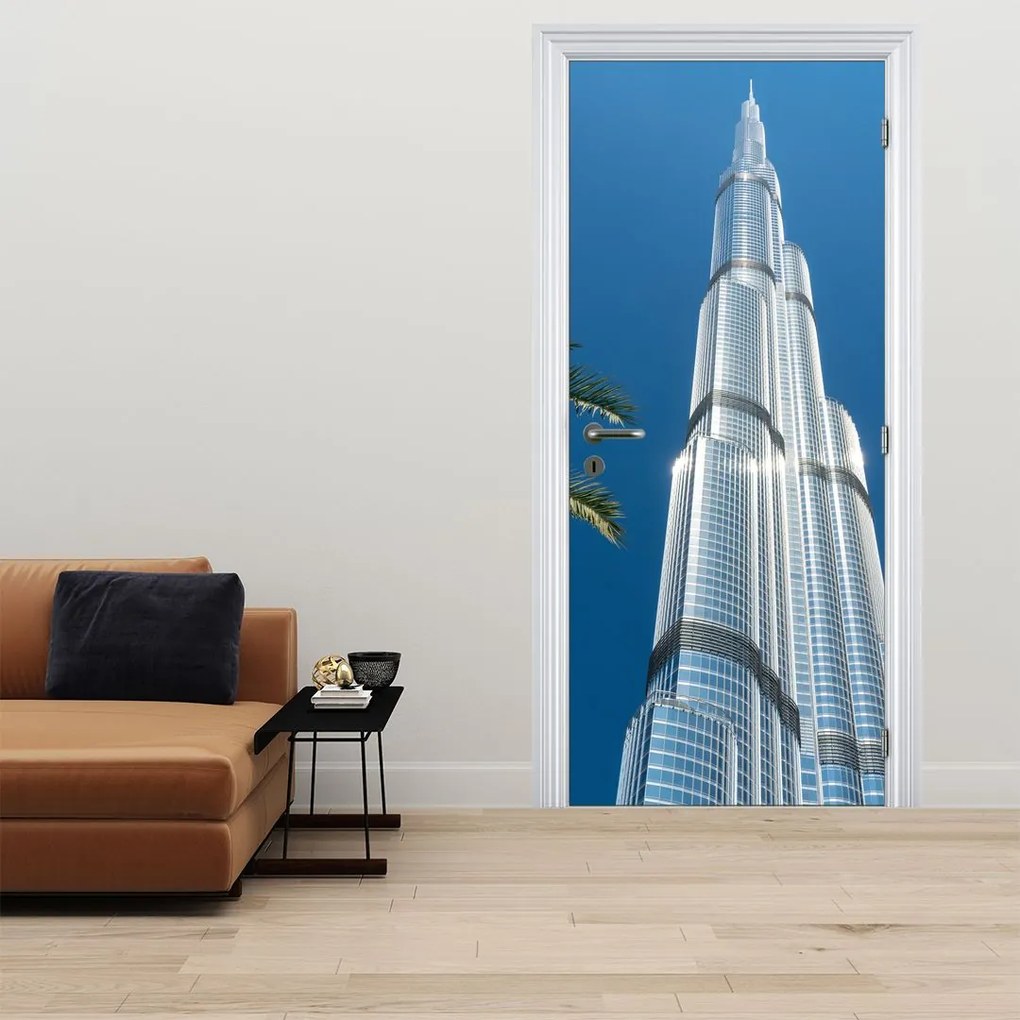 Fototapet pentru ușă - Burj Khalifa (95x205cm)
