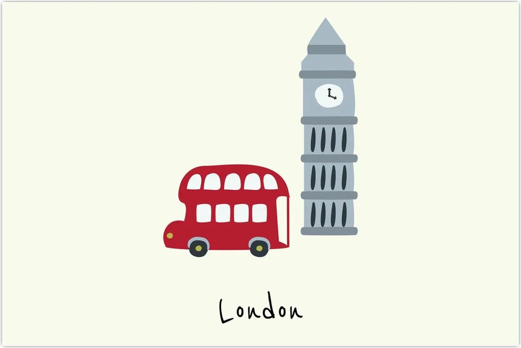 Tablou - Orașe din Europa N⁰3 (90x60 cm)