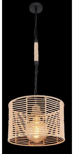 Lustră pe lanț Globo 15672H HALIA 1xE27/60W/230V