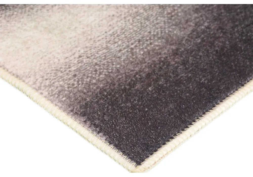 Covor alb/negru lavabil 150x80 cm - Vitaus