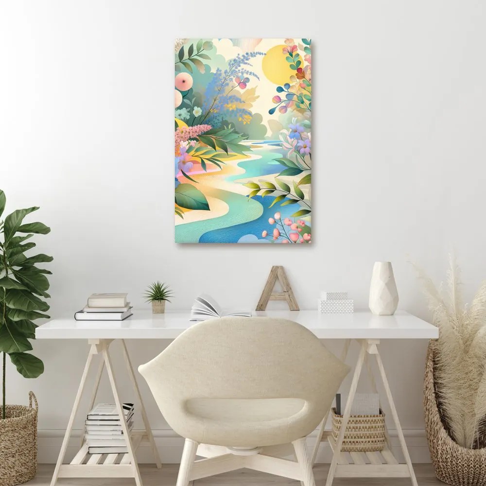 Tablou peisaj floral