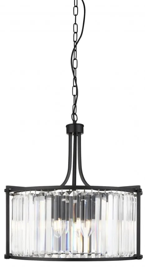 Lustra traditionala stil clasic Victoria negru 8295-5BK SRT