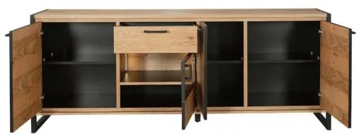 Bufet 4 Usi Si 1 Sertar Soho Oak, 203 Cm