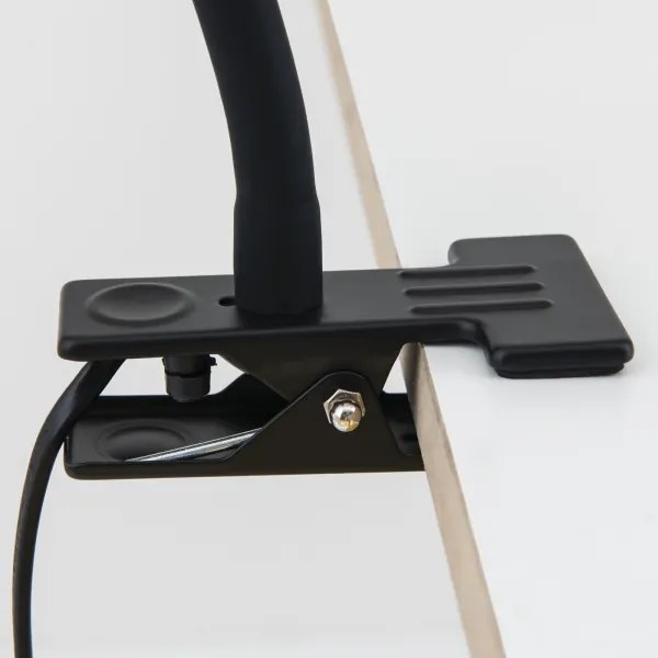 Orion DOTTY - Lampă de birou flexibilă cu clemă, 1xGU10/10W/230V, alamă/negru