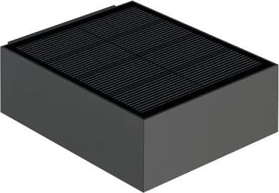 Viking - Aplica de perete solară LED cu senzor, reglabilă, 2W/3,7V, IP65, 4000K