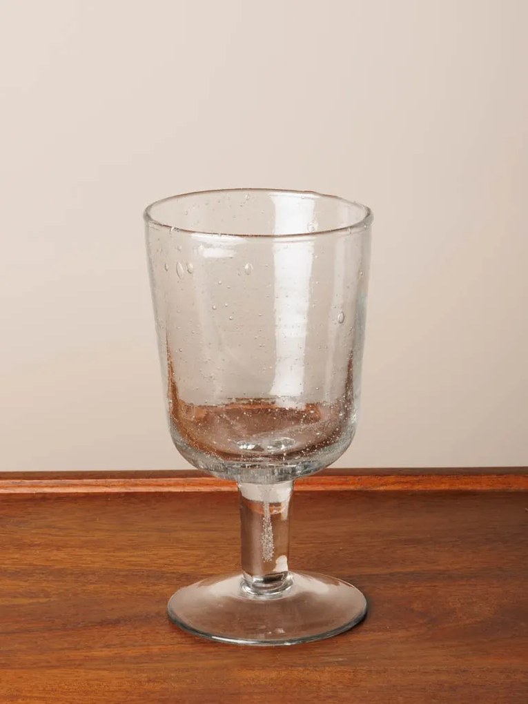Pahar pentru vin, din sticla, H15 cm, Bubbles