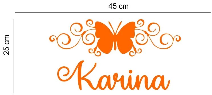 Sticker perete personalizat My Name Girl 11