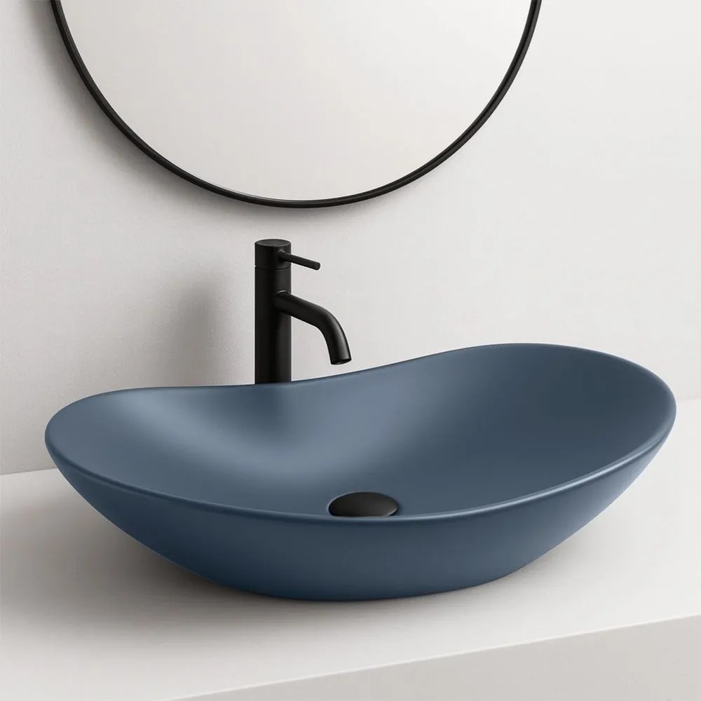 Lavoar pentru blat Rea Royal Blueberry Matt
