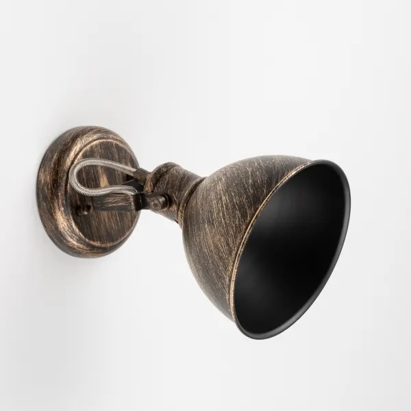 Spot de perete Brilagi TECHNO 1xE27/60W/230V bronz/patină