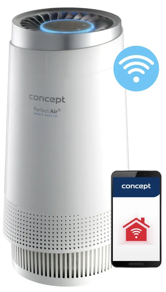 Purificator de aer Concept CA1010 Perfect Air Smart, alb