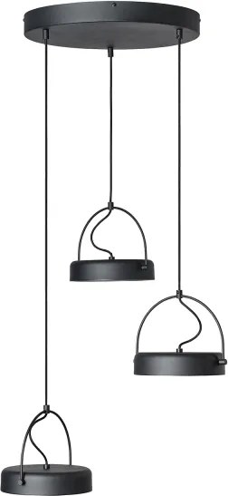 Osram - Lampă suspendată pe cablu LED DECOR PUCK 3xLED/12W/230V CRI 90 negru