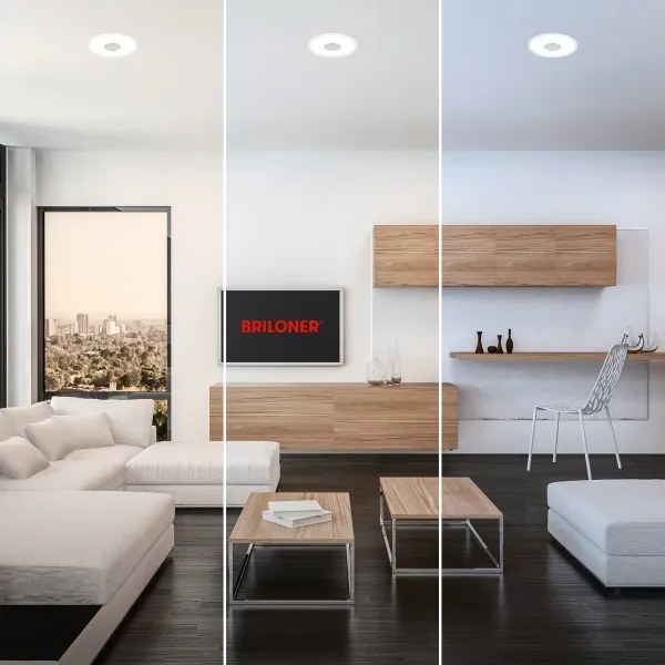 Briloner 7480019 - Plafonieră LED încastrată pentru baie LED/6W/230V 3000/4000/6500K IP44 albă