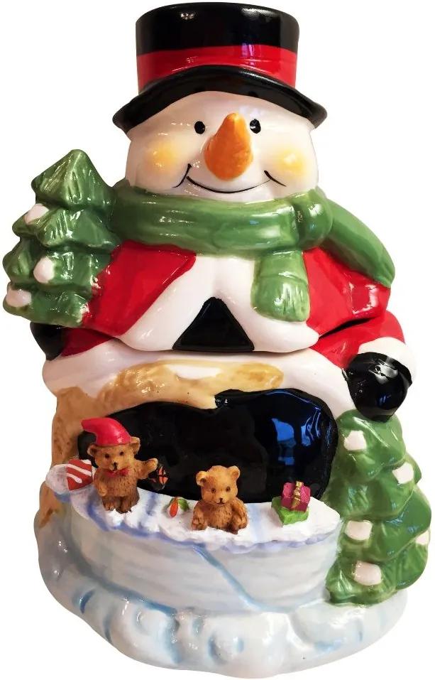 Decoratiune cu capac Snowman