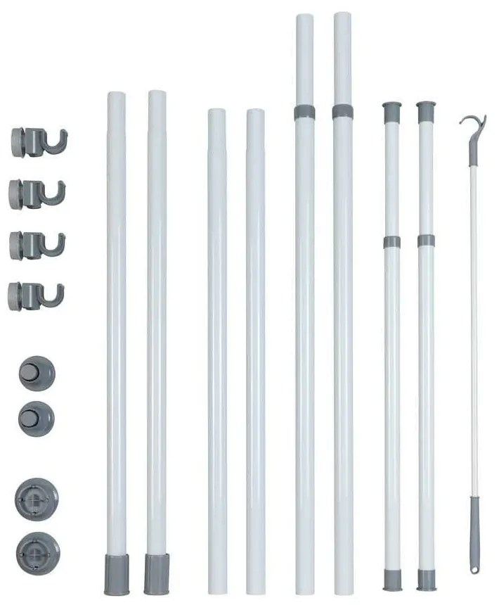 Suport telescopic pentru haine Wenko Herkules Basic