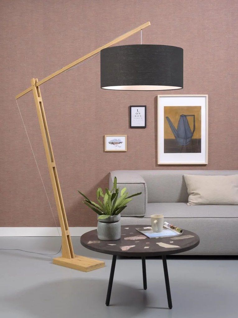 Lampadar eco din bambus Montblanc 6030 natur/ gri inchis