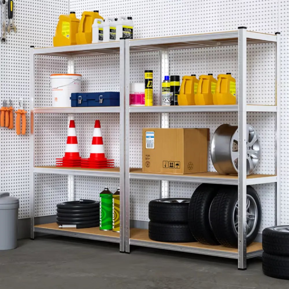 Raft cu capacitate mare HEAVY, max. 700 kg, 90x40x160cm, argintiu Monzana