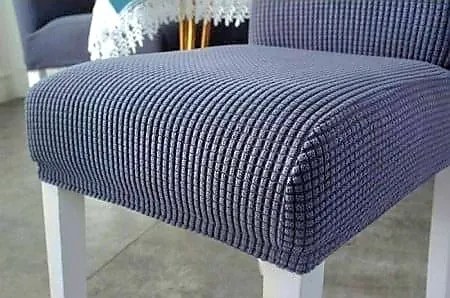 Set 6 huse elastice pentru scaune culoare Gri inchis
