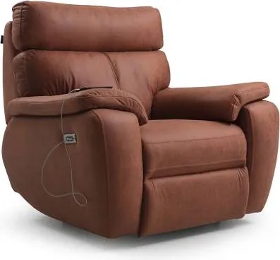 Fotoliu rotativ cu recliner electric MAXIMO