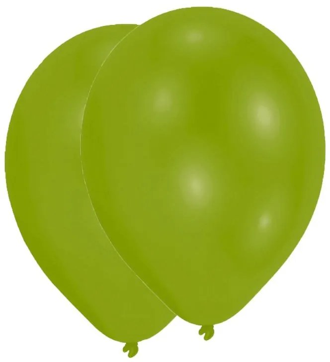 Colorat Lime Green Balon verde, 25 buc 11 inch (27,5 cm)