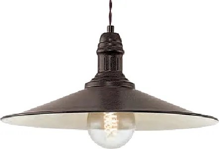 Brilagi - Lampă suspendată pe cablu FORGE, 1xE27/60W/230V, Ø 36 cm, maro