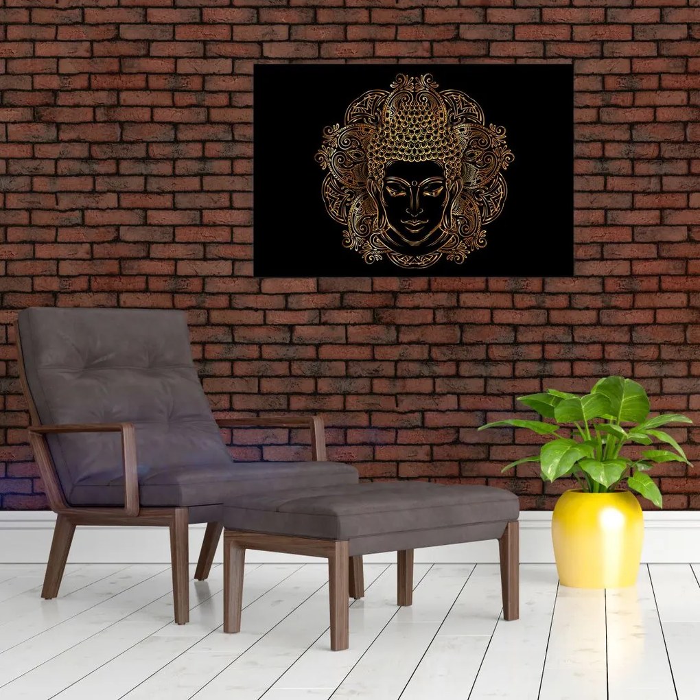 Tablou - Buddha auriu (90x60 cm)