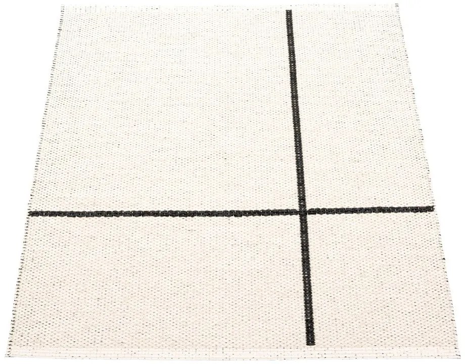 Covor pentru exterior și interior negru 70x90 cm Fred Black – Pappelina